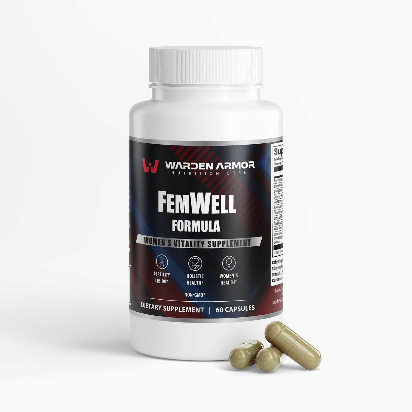 FemWell Formula I Women’s Vitality – Hormonal Balance & Wellness Support Supplement (60 Capsules)