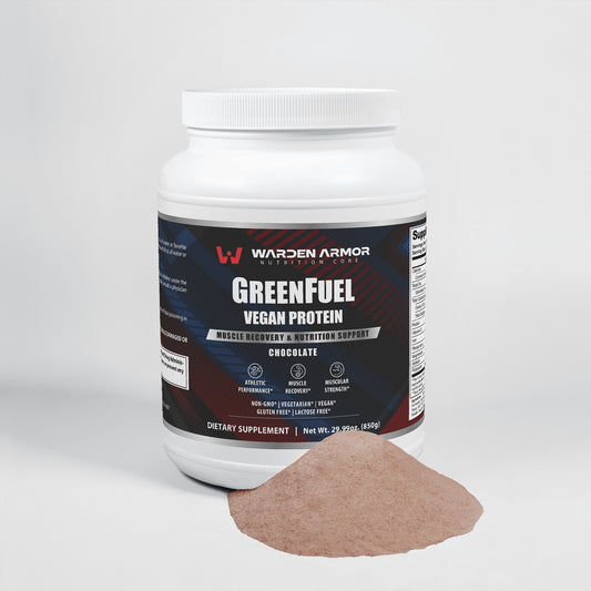 Green Fuel Chocolate Protein I Vegan Muscle Recovery & Nutrition Support