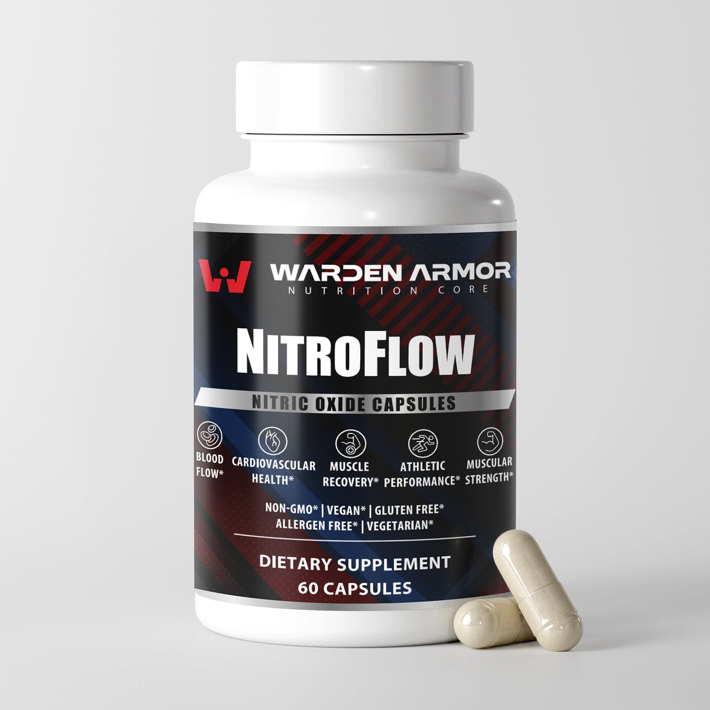 NitroFlow | Advanced Nitric Oxide Booster – Circulation, Endurance & Performance (60 Caps)
