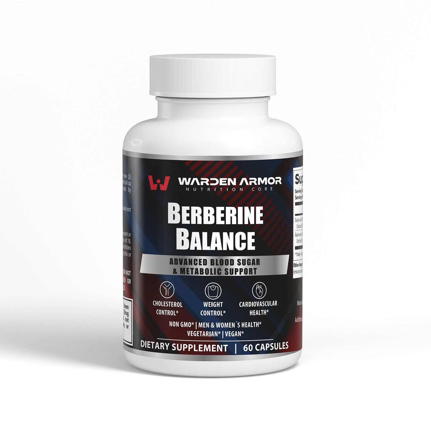 Berberine Balance – Blood Sugar and Metabolic Support Supplement by Warden Armor.