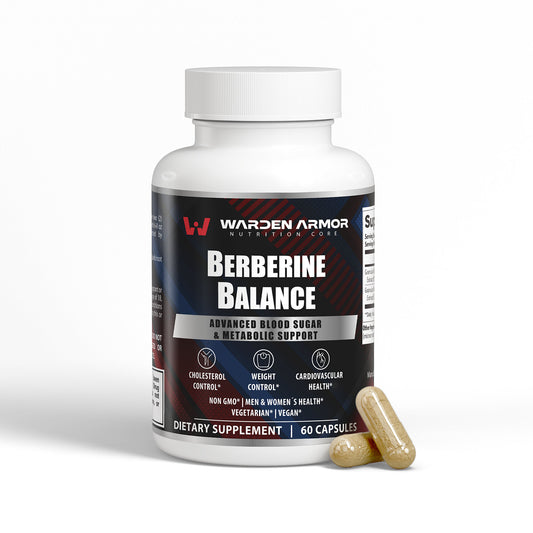 Berberine Balance – Blood Sugar and Metabolic Support Supplement by Warden Armor.