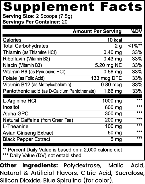 FocusCharge – cognitive focus and energy powder – Sour Gummi Worm flavor – Warden Armor Nutrition Core